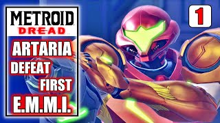 Metroid Dread  Gameplay Walkthrough Part 1  Artaria  Defeat First EMMI [upl. by Eiboh]