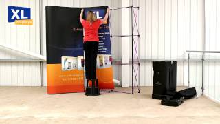 Pop up Display Stands  How to set up your 3x3 Pop up stand with counter and lights by XL Displays [upl. by Boylston]