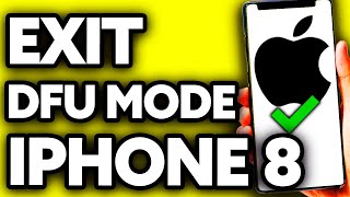 How To Exit DFU Mode iPhone 8 Plus 2024  Step by Step [upl. by Thorpe492]