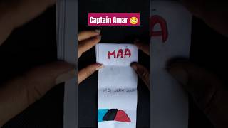 captain amar rahecaptain🙏 story art motivational love poetry life drawing artbook shorts [upl. by Sedruol]