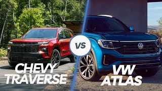 2024 Chevy Traverse VS 2024 Volkswagen Atlas [upl. by Starobin]