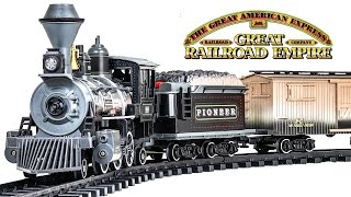 Vintage New Bright GScale The Great Railroad Empire BatteryPowered Train Set Unboxing amp Testing [upl. by Assylem]