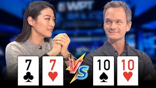 ALL IN With POCKET PAIRS for 202500 at WPT Daniel Arsham Celebrity [upl. by Mudenihc]