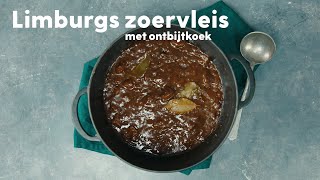 Stoofvlees uit Limburg zoervleis met ontbijtkoek  Allerhande [upl. by Schilit]