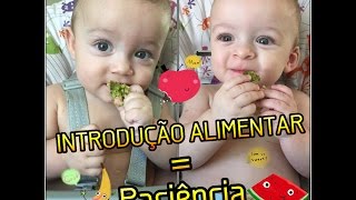 Introdução Alimentar dos gêmeos tem que ter PACIÊNCIA😥😅 e levando os bbs para creche sozinha 🙈 [upl. by Nagoh]