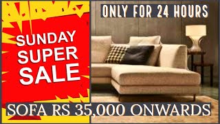 Once In Lifetime Furniture Sale  Heavy Discount On Sofas Centre Table Dining Sets Sofa Factory [upl. by Arted639]