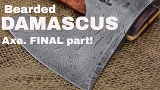 MOSAIC DAMASCUS AXE Final video 💥💥 [upl. by Seve161]