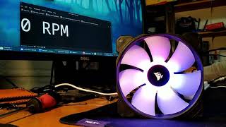 Corsair SP120 RGB Elite  Fan Noise [upl. by Teri]