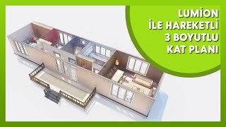 Müstakil Ev Projeleri 21  Hareketli 3D Kat Planı [upl. by Brothers187]