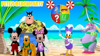 Mickey Mouse Clubhouse  Pete’s Beach Blanket Luau Oh toodles Compilation [upl. by Itsym775]