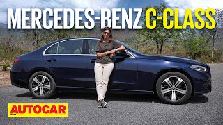 2022 MercedesBenz CClass review  Its a baby SClass  First Drive  Autocar India [upl. by Ailuy]