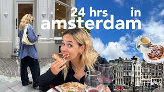 24 hours in amsterdam  all the local eats vintage shops amp activities [upl. by Ebehp]