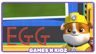 Paw Patrol Academy ABC Letters With Rubble  Fun Alphabet Games For Kids Nick Jr [upl. by Klusek]