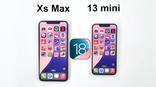 iOS 18  iPhone 13 mini vs iPhone XS Max Speed Test [upl. by Evangelia]