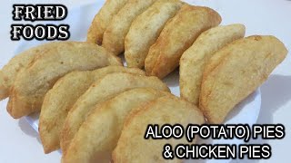 FRIED Potato Aloo Pies and Chicken Pies  Iftar Snacks  Trinidad Cooking [upl. by Esenwahs845]