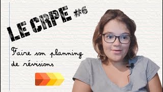 CRPE 2019 7  Faire son planning de révisions [upl. by Chloras]