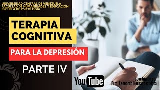 Terapia Cognitiva de la Depresión IV Manejo del paciente suicida [upl. by Ttesil]