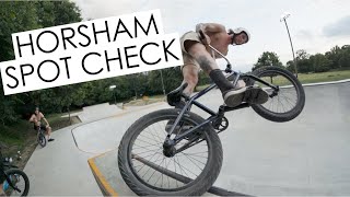 SPOT CHECK  Horsham Skatepark  Ride UK BMX [upl. by Ayrolg]