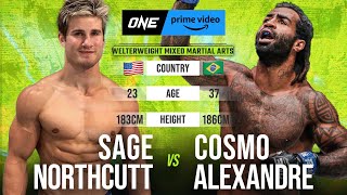 ONEPUNCH KNOCKOUT 👊 Sage Northcutt vs Cosmo Alexandre Was BRUTAL [upl. by Tristam]