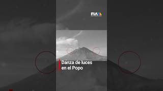 ¿Qué son estas luces alrededor del Popocatépetl Fueron captadas por cámaras del Cenapred [upl. by Bridget924]