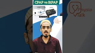 CPAP vs BIPAP what it is  cpaptherapy bipap shorts [upl. by Anikas]