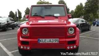 Brabus Mercedes Widestar G55 AMG red Full HD [upl. by Ferne]