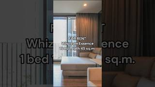 Whizdom Essence Sukhumvit Condominium for Rent [upl. by Engedus75]