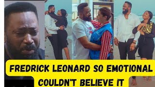 EMOTIONALFredrick Leonard CRIED COULDNT BELIEVE IT FANS HONEST REVIEW A MANS CRY [upl. by Annaujat]