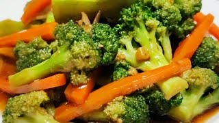 Super Quick Stir Fry Broccoli and Carrot Recipe  Broccoli Recipe [upl. by Beeck]