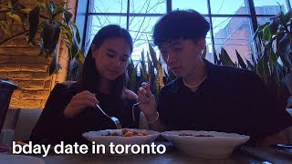 GF SURPRISES ME W A BDAY DATE IN TORONTO │ VELA ESCAPE MANOR BUTTER BAKER vlog 19 [upl. by Lorac935]