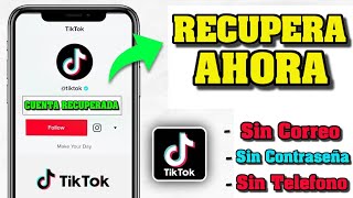 COMO RECUPERAR MI CUENTA DE TIK TOK SIN PROBLEMAS 2024 [upl. by Brace]