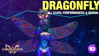 The Masked Singer Dragonfly All Clues Performances amp Reveal [upl. by Ggerk]