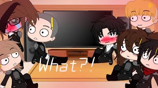 Aot S4 react to levihan  for the levihan shippers out there UwU [upl. by Lubow]