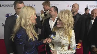 Dolly Parton Honored With Prestigious MusiCares Person Of The Year Award [upl. by Harlen]