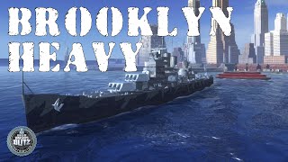 American Cruiser quotWichitaquot Review  World of Warships Blitz [upl. by Noiro]