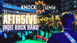 AFTR5IVE  Indie Rock Band Playing at Knocksense Lucknow  An amazing night [upl. by Gerstein33]