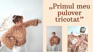 Pulover tricotat simplu si rapid de lucrat [upl. by Uot]