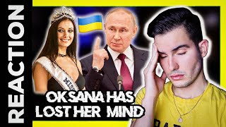 Oksana Fedorova endorses Russias war against Ukraine  Miss Universe 2002 sparks Controversy 😰 [upl. by Ecurb349]