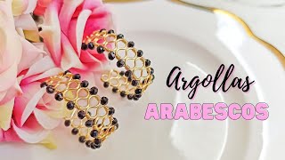 💎 Aprende cómo hacer ARGOLLAS artesanales con la técnica de ARABESCOS ✨ fácil y rápido ✅ [upl. by Laurita188]