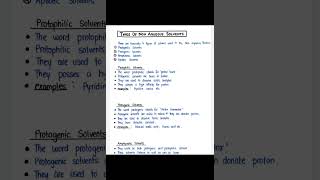 Non Aquos Titration Solvent Used In Non Aquos titration Pharmaceutical Analysis [upl. by Langston]