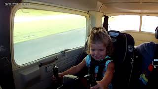 Caterina first Aerobatic Flight [upl. by Jobey881]