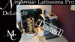 Nespresso Lattissima Pro Deutsch  Review Test u Kaufberatung  Lattissima Pro vs Lattissima [upl. by Bobette749]