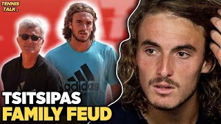 Tsitsipas Coach Spilt after On Court Fight  Tennis News [upl. by Hessney]