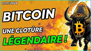 BITCOIN UNE CLOTÛRE HEBDO LÉGENDAIRE 🔥 DOGE EN FEU 🚀 [upl. by Shushan328]