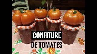 MA CONFITURE de TOMATES ROUGES En direct du potager [upl. by Phiona767]