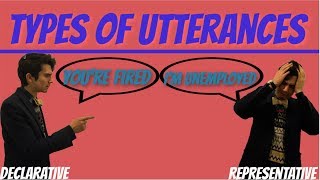 Types of Utterances [upl. by Eatnad]