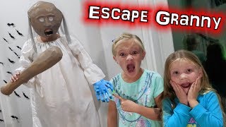 Pranking Granny In Our Haunted House To Escape The Babysitter [upl. by Snell]