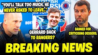 URGENT NEWS GERRARD BACK CLEMENT DROPPED A BOMBSHELL TAVERNIER  HAGI AND MORE  RANGERS FC NEWS [upl. by Ecnerwal]