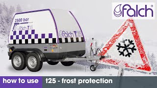 falch t25  frost protection  how to use  wwwfalchcom [upl. by Firooc]