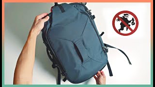 Pacsafe EXP 45 Antitheft travel pack Review  pickpockets beware [upl. by Spiegleman974]